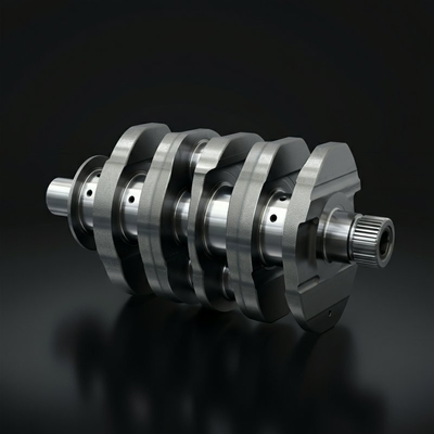 Efficiently Processed Steel Crankshaft Assembly Heavy Duty